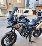 MOTOCAM Voge DSX 650 Ön Cam 2022-2026 Model 55cm Siyah Renkli 4mm KISA