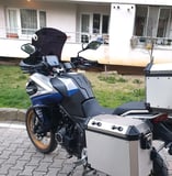 MOTOCAM Voge DSX 525 Ön Cam 2023-2026 Model 65cm Siyah Renkli 4mm UZUN CAM
