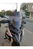 MOTOCAM Voge DS 625X Siperlik Ön Cam 2023-2025 Model 65cm Açık Füme Renkli 4mm UZUN CAM