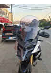 MOTOCAM Voge DS 625X Siperlik Ön Cam 2023-2025 Model 65cm Açık Füme Renkli 4mm UZUN CAM