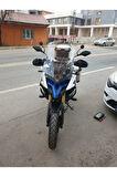 MOTOCAM Voge DS 625X Siperlik Ön Cam 2023-2025 Model 65cm Şeffaf Renkli 4mm UZUN CAM