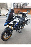 MOTOCAM Voge DS 625X Siperlik Ön Cam 2023-2025 Model 65cm Siyah Renkli 4mm UZUN CAM