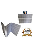 Katlanır Yer Yatağı Ve Tek Kişilik Sünger Katlanır Minder Yatak 70x180 Cm 6 Cm GRİ