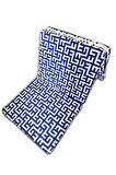 Katlanır Yer Minderi Ve Tek Kişilik Süngerli Katlanır Minder 70x180 Cm 6 Cm-MAVİ LABİRENT