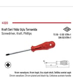 Yıldız Uçlu Tornavida Kraft 4.5*150