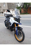 Suzuki V-strom DE 800 Siperlik Ön Cam 2023 2024 Model 50cm Şeffaf Renkli 4mm