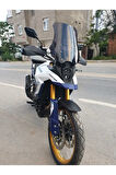 Suzuki V-strom DE 800 Siperlik Ön Cam 2023 2024 Model 50cm Siyah Renkli 4mm