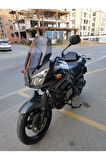 Suzuki V-strom DL 650-1000 Siperlik Ön Cam 2004-2010 Model 45cm Açıkfüme Renkli 4mm