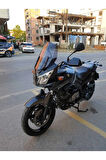 Suzuki V-strom DL 650-1000 Siperlik Ön Cam 2004-2010 Model 45cm Açıkfüme Renkli 4mm