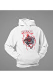 Tasarım Spider-Man Baskılı Unisex Oversize Örümcek Adam Hoodie