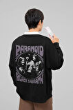 Black Sabbath Paranoid Baskılı Unisex Oversize Müzik Grubu Sweatshirt