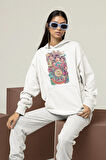The Beatles Müzik Grubu Baskılı Unisex Oversize Hoodie