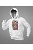 The Beatles Müzik Grubu Baskılı Unisex Oversize Hoodie