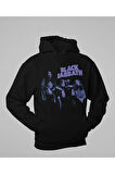 Black Sabbath Baskılı Unisex Oversize Rock Metal Hoodie