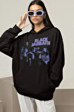 Black Sabbath Baskılı Unisex Oversize Rock Metal Hoodie