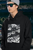 Dark Night Batman Film Baskılı Unisex Oversize Hoodie