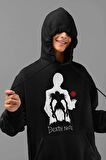 Death Note Baskılı Unisex Oversize Anime Hoodie