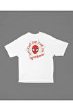 This Looks Like A Job For Yazılı Unisex Tişört, Oversize Spider-Man Tişört