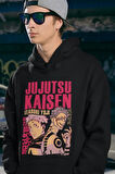 Jujutsu Kaisen Itadori Yuji Baskılı Unisex Oversize Anime Hoodie