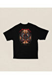 Tasarım Metallica Rock Metal Müzik Grubu Baskılı Unisex Oversize Tişört
