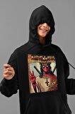 Marvel's Jesus Deadpool Baskılı Unisex Oversize Hoodie