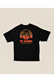 My Agenda Yaz Temalı Baskılı Unisex Oversize Tişört