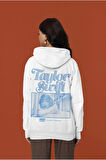 Taylor Swift Baskılı Unisex Oversize Şarkıcı Hoodie