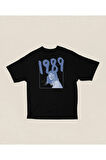 Retro Şarkıcı Taylor Swift Baskılı Unisex Oversize Tişört
