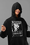 Dead Or Alive Roronoa Zoro Anime Karakter Yazılı Unisex Oversize Hoodie
