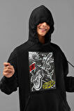 Anarchic Spider-Man Baskılı Unisex Oversize Hoodie