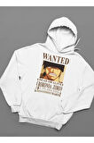 Wanted Roronoa Zoro Baskılı Unisex Oversize Anime Hoodie