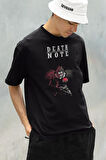 Death Note Baskılı Unisex Oversize Anime Tişört