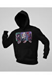Örümcek Adam Karakterler Baskılı Unisex Oversize Hoodie