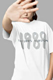 1989 Taylor's Version Baskılı Unisex Oversize Şarkıcı Taylor Swift Tişört