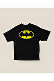 The Batman Kahraman Karakter Baskılı Unisex Oversize Tişört