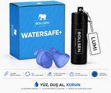 Bollsen Watersafe+Yetişkinler Için Yüzme Kulak Tıkaçları – Duş,banyo, Yüzme ve Su Sporları Için Yeniden Kullanılabilir Silikon Kulak Tıkaçları – 24 Db Gürültü Azaltma ile Su Engelleyici Kulak Koruması