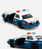 The Walking Dead - Rick Grimes Ford Crown Victoria Şerif Arabası | Jada 1:32 Ölçek