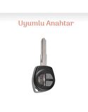 Suzuki ALTO SWİFT BALENO SX4 GRAND VİTARA JİMNY ANAHTAR KORUMA KILIFI BEYAZ/GOLD