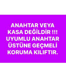 Peugeot 208 308 508 2008 3008 5008 Rifter Anahtar Koruma Kılıfı Anahtarsız Çaliştırma Beyaz/Krom