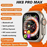 Wodimark HK8 Pro Max Ultra Süper Amoled Ekran 49mm Akıllı Saat