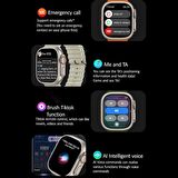 Wodimark HK8 Pro Max Ultra Süper Amoled Ekran 49mm Akıllı Saat