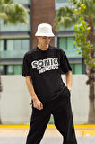 Sonic The Hedgehog Baskılı Unisex Oversize Çizgi Film Tişört