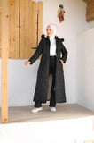 Kadın Tam Kürklü Kapüşonlu Kapitone Mont