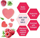 Weider Beauty Gummies - Nourishes Hair Skin Anti-ageing Q19 biotin -Vitamin C - zinc hyaluronic acid