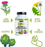 Weider LPC Liver Milk thistle(Deve dikeni)+Artichoke(Enginar) Dandelion Protector Cleanse - 90 caps
