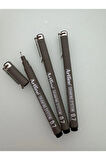Çizim Kalemi 0.7 MM Siyah (3 adet)