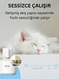 Kablosuz Akıllı Su Pınarı,Kedi Köpek Su Sebibili-Bataryalı,Sensörlü 3,5 lt