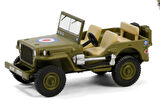 Greenlight 1:64 Battalio 64 Series 4 - 1942 Willys Jeep MB British Army Command Car