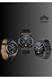 Akıllı Saat 3 Kordonlu Full Özellikli HD Ekran Ios&Android Uyumlu 3 Strap Smart Watch