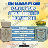 SamYunwan & Wisdom Ginseng Kianpi En Iyi Doğal Kilo Alımı seti Kas Kütlesi Kazanımı (QR CHECK KODLU)